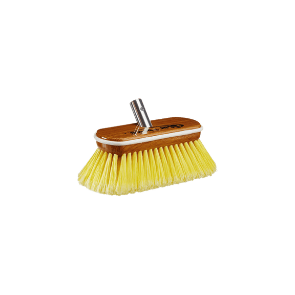 STAR BRITE Synthetic Wood Brush - Soft - Yellow 040170