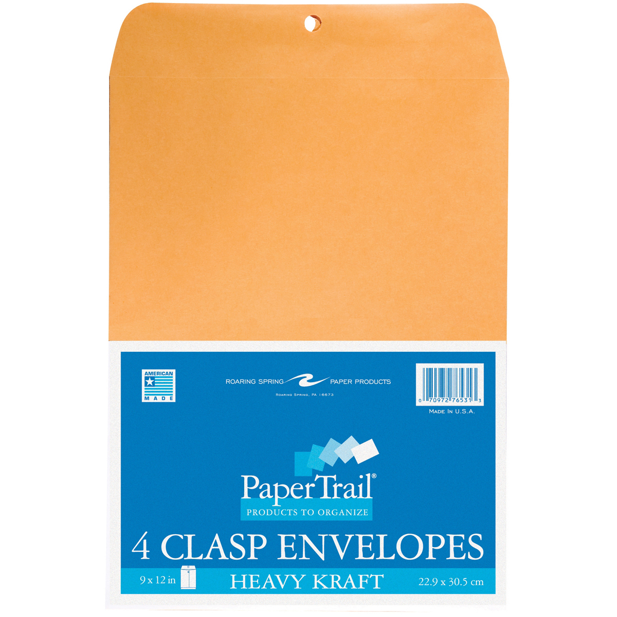 Roaring Spring Clasp Envelope 9X12 4/PK