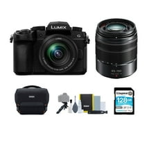 Panasonic Lumix G95 Mirrorless Camera with 12-60mm and Panasonic Lens Bundle