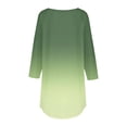 thumbnail image 5 of Womens Tops 3/4 Length Sleeve Tops Neck Casual Print Tunic T Shirts Three Quarter Length Tops Blouses For Women, 5 of 5