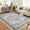 Blue hue, variant on Geetinfly 8*10FT Area Rugs Vintage Area Rug Distressed Boho SoFT Area Rugs Rug Carpet Machine Washable Non-Slip Perfect for Living Room Bedroom Dining Room Blue hue