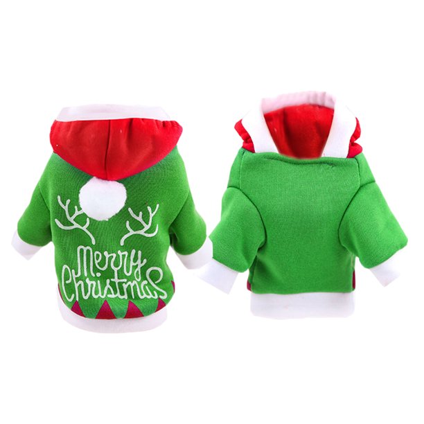 Traje de Navidad para perro sudadera térmica suave para perro suéter Likrtyny cómodo para cachorro y gatito lavable decoración de vacaciones para mascotas