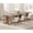Walnut, variant on YUSAZENS 71-inch Rectangular Dining Table for 6-8 People, Walnut Wood Finish, Sturdy T-Shaped Legs, Thick Scratch-Resistant Tabletop, Modern Kitchen Dining Room Living Room Furniture
