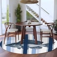 7ft Round Rug Ocean Fish Area Rugs for Living Room Bedroom Washable Non ...