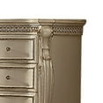 thumbnail image 3 of Five Drawer Chest With Cabriole Legs, Antique Pearl & Cherry Oak, 3 of 5