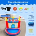 thumbnail image 5 of WELLFUNTIME Inflatable Bounce House, PVC Bouncer for Kids Aged 3-8, Jumping Bouncy Castle with Ball Pit for Indoor Outdoor, 5 of 9