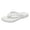 White, variant on YAYUBA Summer Sandals Khaki,Couples Women Men Solid Shower Room Home Non Breathable Flip Flops Soft Sole Quick Drying Slipper Comfortable Flat Shoes