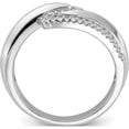 thumbnail image 2 of Sterling Silver Rhodium-Plated Fancy Cz Ringsize 6 (Width 9.2) - Jbsp, 2 of 5