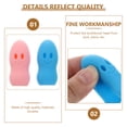 thumbnail image 2 of Shisuyan 4pcs Cartoon Toothbrush Covers Portable Silicone Toothbrush Protective Case for Home Daily Travel Outdoor (Random Color), 2 of 9