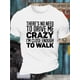 thumbnail image 2 of Men's Creative Top, Casual Short Sleeve Crew Neck Funny Slogan Graphic Print T-shirt for Summer Outdoor, 2 of 7
