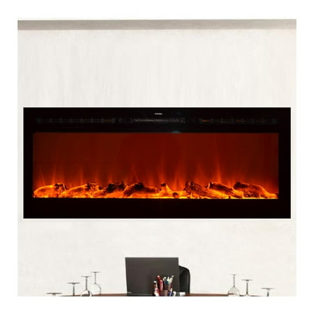 Touchstone Sideline In Wall Recessed Electric Fireplace