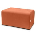 thumbnail image 3 of Jaxx Monroe Large Rectangular Foam Ottoman / Coffee Table, (36 x 18), Canyon Orange, 3 of 6