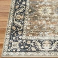 thumbnail image 6 of ReaLife Machine Washable Area Rug Runner - Living Room Bedroom Bathroom Kitchen Entryway Office - Padded Low Pile Stain Resistant Premium - Boho Farmhouse Vintage - Bev - Beige Tan Brown 2'6" x 8', 6 of 10
