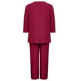 thumbnail image 7 of enyan Womens 2 piece Outfits Lounge Sets Sweatsuits Hoodies Long Sleeve Sweat Set Fleece Fall Fashion Clothing 2025 Women'sSweatsuits Hot Pink,XXL, 7 of 7