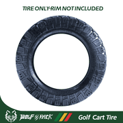 Set 2 WOLF PACK Golf Cart Tires 205/50-10 All Terrain Tubeless Tire