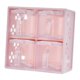 thumbnail image 4 of Caja de condimento de 4 cuadrículas, olla de especias de estante de estante, ollas de especias de cocina, recipiente de almacenamiento de condimentos Rosa, 4 of 8