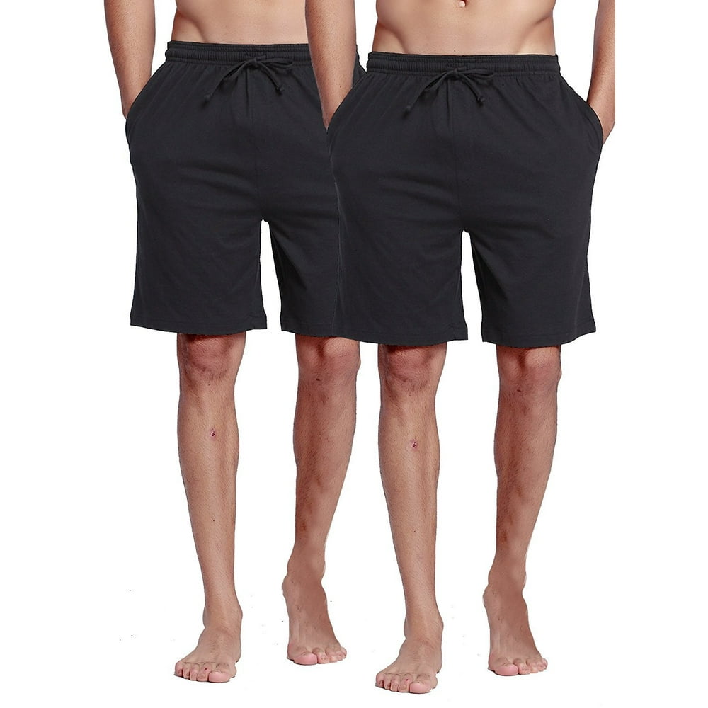 CYZ Collection CYZ Men's Sleep Shorts 100 Cotton Knit Sleep Shorts