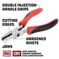thumbnail image 3 of Powerbuilt 4-1/2 Inch Mini Linesman Pliers - 640413, 3 of 5
