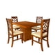 thumbnail image 4 of Comedor Kessa Muebles Leo 4 Sillas Café, 4 of 21
