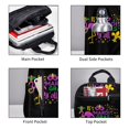 thumbnail image 3 of Disketp Mardi Gras with Flamingo Mochila Ligera e Impermeable, Mochila de Día Resistente para Viajes, Senderismo y Uso Diario para Hombre y Mujer, 3 of 7