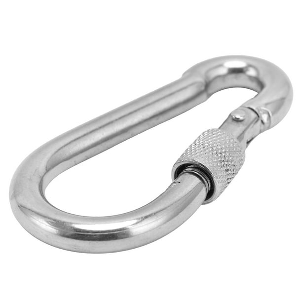 Stainless Steel Spring Hook, Carabiner Hook Strong Convenient Safe Heavy  Duty For Swing For Hammock M5x50,M6x60,M8x80,M10x100,M12x140