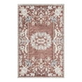 thumbnail image 3 of Unique Loom Eco Traditional Collection Area Rug - Salvage (5' 3" x 8' Rectangle Dusty Rose/Ivory), 3 of 7
