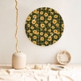 thumbnail image 5 of Gaeub Black Ink Green Plaid Sunflower Print Ceramic Plate,Dinner Plates,Bone China Decorative Plates with Display Stand,Art Ceramic Ornaments for Wall Hanging Decoration-8in, 5 of 6