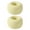 Yellow, variant on sunsanly 2 Pcs Toothbrush Holders Smooth Japanese Style Ceramics Round Solid Color Toothbrush Bases Bathroom Countertops Toothbrush Storage Stand