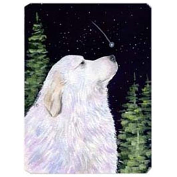 Starry Night Great Pyrenees Mouse Pad