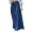 Dark Blue, variant on EDFBUYKRS Female Women Pants Casual Cargo Pants Women High Waisted Camo Elegant Lace up High Waisted Women's Wide Leg Pants Casual Large Denim Pants M