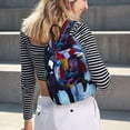 thumbnail image 5 of Goofa The Nightmare Before Christmas Pattern Durable Canvas Daypack - High-Quality Vintage Backpack, Compact & Versatile for Travel and Everyday Use-Small, 5 of 5