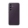 thumbnail image 1 of Funda de silicona con agarre vertical para Samsung Galaxy S24, violeta oscuro, 1 of 9