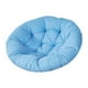 thumbnail image 1 of Cojín colgante para silla de huevo, cojín para columpio, elegante, transpirable, multifuncional, práctico y suave, para sillas de jardín. Azul, 1 of 8