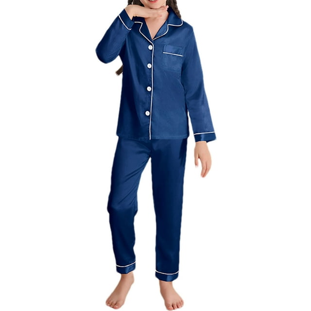 Niñas Ropa Color Sólido Manga Larga Traje de Hogar 60% Algodón 40% Lino, Invierno Bebé Niños Ropa Conjunto para Niño Pequeño