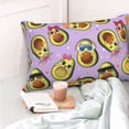 thumbnail image 4 of Sikiie Cartoon Avocados Pillow Covers, Throw Pillow Case Cushion Covers,Cushion for Bedroom,Couch,Home-20"x30", 4 of 6