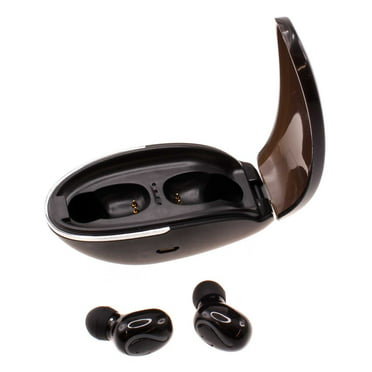 AWAccessory True Wireless Headphones with Charging Case, Black 