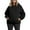 Black, variant on Tdoqot Womens Plus Size Hoodies with Pocket- Loose Fall Fashion Long Sleeve Casual Pullover Sweatshirt Brown Size XL-5XL