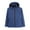 Dark Blue, variant on Windbreakers for Men Unisex Hooded Long Sleeve Solid Zipper Outdoor Detachable Hardshell Coat Red 4XL Mens Windbreaker