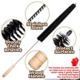 thumbnail image 2 of GoXteam 2 Pieces Dryer Vent Cleaner Kit Vacuum Attachment Hose with Brush, Dryer Cleaning Brush Lint Remover Hose, 2 of 7
