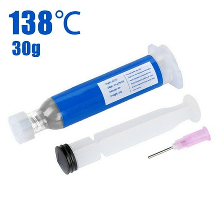 

PCB BGA SMD Lead-free Low Temperature SMT Melt Melting Point 138°C Solder Paste