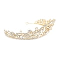 thumbnail image 3 of MasteelfCA Robe de Mariée en Alliage Style Baroque Couronne Tiara Brillante pour Mariée, 3 of 7
