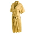 thumbnail image 2 of Richie House Short Kimono Robe Women's Sleeve Cotton Bathrobe Party Dressing Gown Sleepwear RHW2753-W-XL, 2 of 3