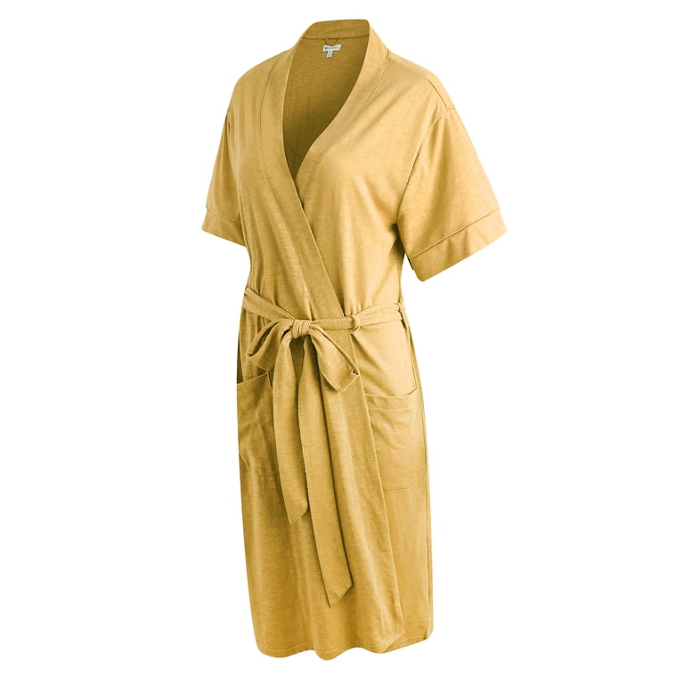 short cotton kimono dressing gown Cotton Kimono Robe Dressing Gown, Block Print Bridesmaid Robe, One Size, Summer Nightwear