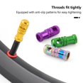 thumbnail image 6 of MOMOJIA Leak Proof Bike Airvalve Cap And Cores Tool Light weight Aluminum Construction Multiple Color Available For Bike Protect, 6 of 8