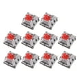 TIERPOP 10 Pieces Red Switches for Cherry MX Keyboard Tester Kit
