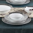 thumbnail image 4 of Stylish and Elegant 24 Pieces Dinnerware Set Service for 4 People for Hosting Parties and Events - Fine China, 4 of 5