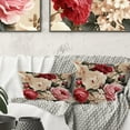 thumbnail image 3 of Designart "Classic Beige Vintage Flora IV" Floral Printed Throw Pillow, 3 of 5