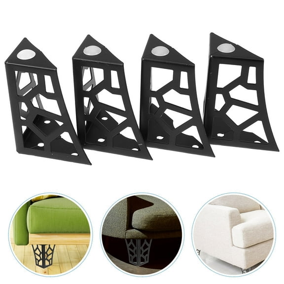 4pcs Furniture Legs Cube Couch Legs Coffee Table Dresser Replacement Legs