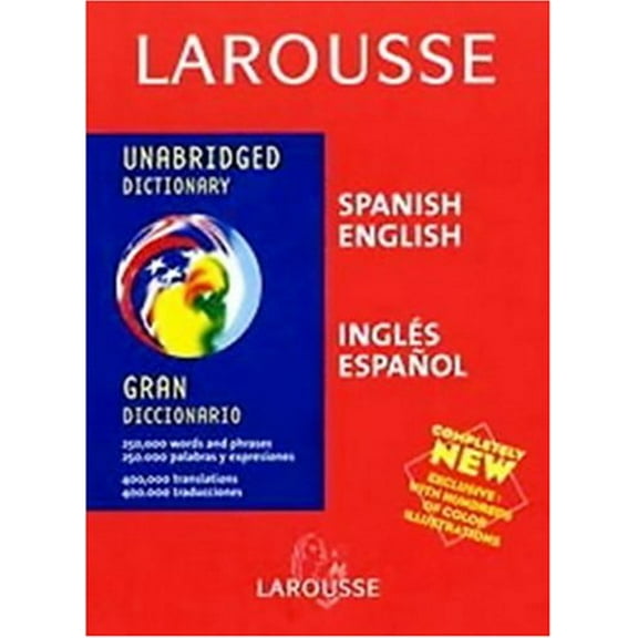 Pre-Owned Larousse Gran Diccionario/Unabridged Dictionary: Ingles-Espanol/Espanol-Ingles (Hardcover) 2035420709 9782035420701