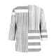 thumbnail image 4 of Xuyuer Womens Plus Size Tops 3/4 Sleeve Blouses Shirts Casual V Neck Loose Tunic Tops 1X-5X Tops with Button Cuffs Dressy Casual V Neck Summer Outfits Early Fall Fashion Clothes 2026, 4 of 5